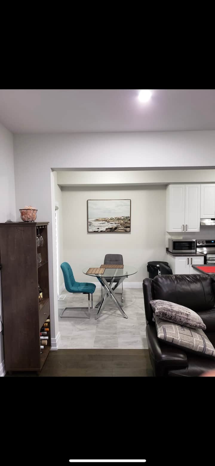 Comfortable bedroom located in a modern town house Townhouses for