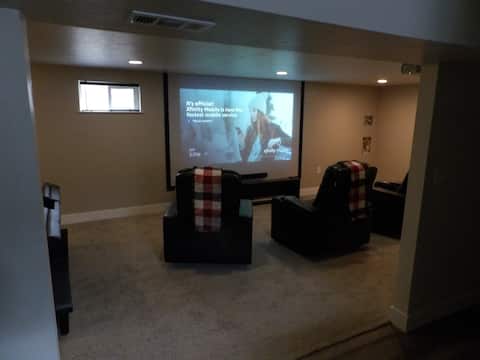 Top Airbnb: Entire basement suite w/ free garage parking in West Valley City