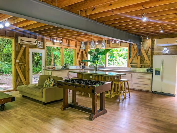 Our Escape Deluxe Cabins with Pool and Waterfall Cabins for Rent in