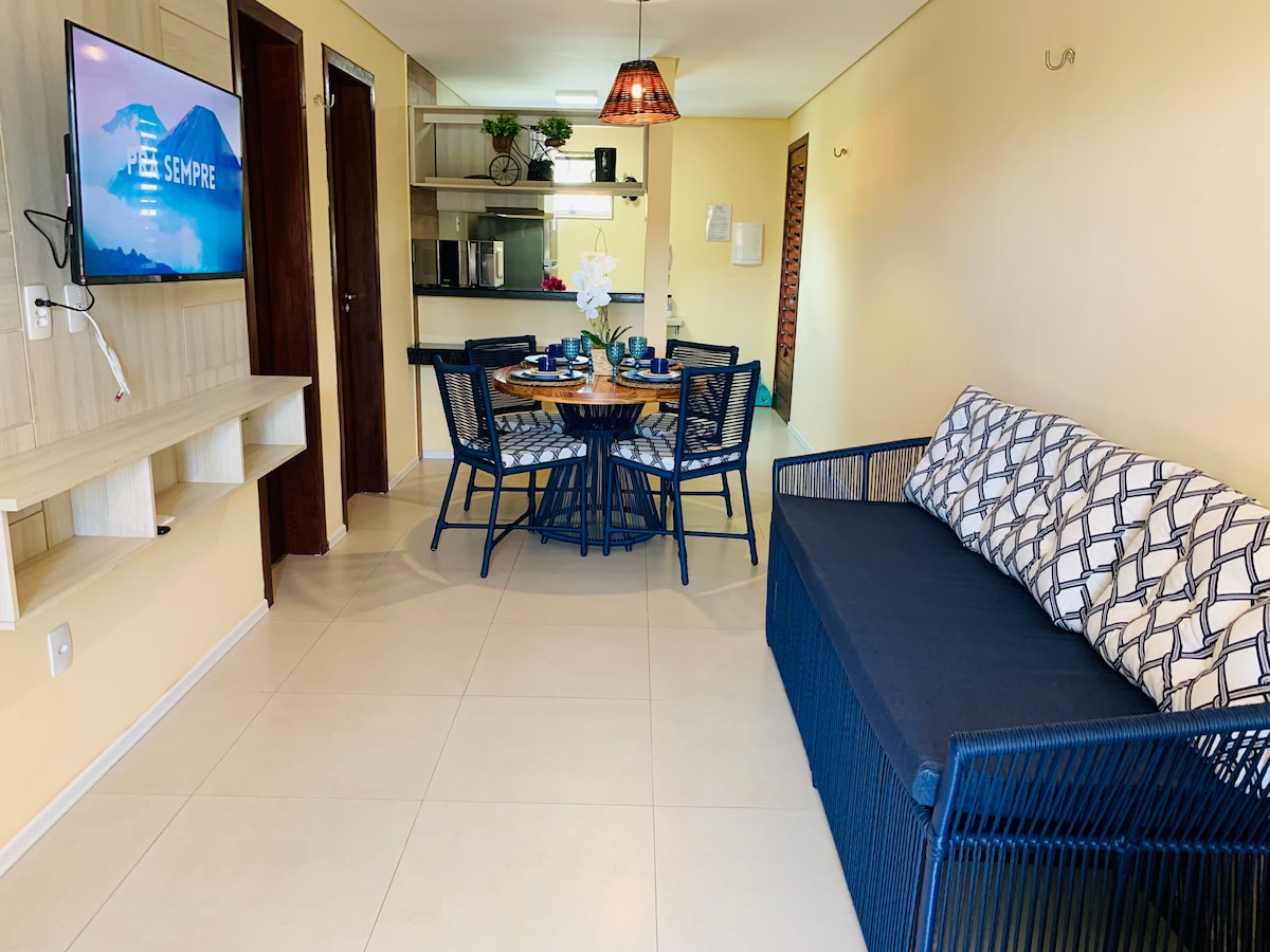 Top Airbnb: Charming apartment with swimming pool just a few steps from the sea. em Trairi