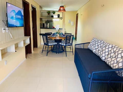 Top Airbnb: Charming apartment with swimming pool just a few steps from the sea. em Trairi