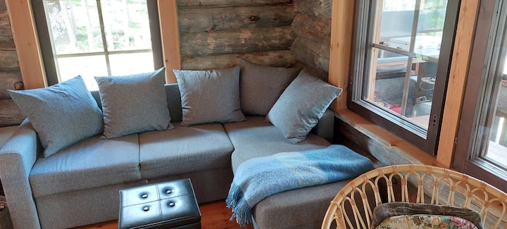 Peaceful Log Cabin By The Lake Inari - Lappland