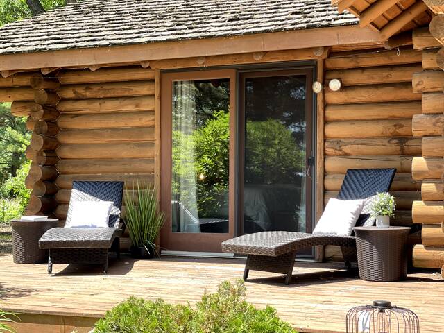 Modern 4 Bed/3 Bath LOG Cabin HOT TUB & SAUNA! gallery image 4