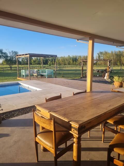 sustainable cottage in private club