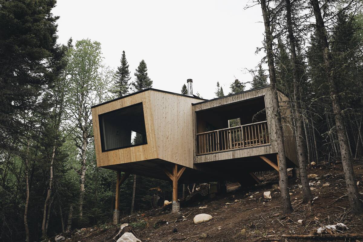 Refuge La Lucarne,Territoire Charlevoix