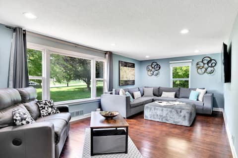 HUGE 1.7 Acre lot w/fenced in back yard!