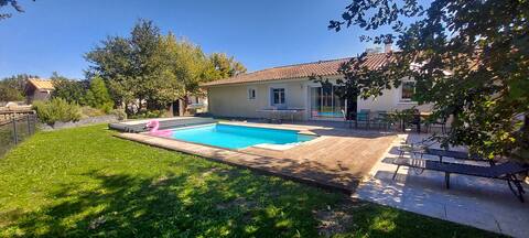 Quiet family home with secure pool