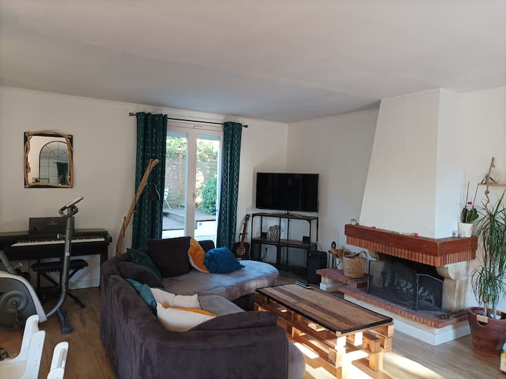 Maison Chaleureuse Au Calme, Proche Golf Et Paris - Cergy