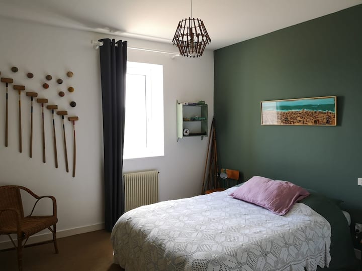 Chambre 3, lit 140cm