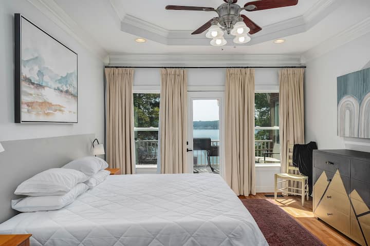 Dormitorio principal, cama tamaño king