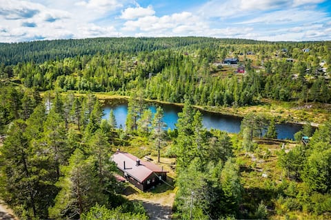 Peace of mind. Cabin for rent in Skrim.