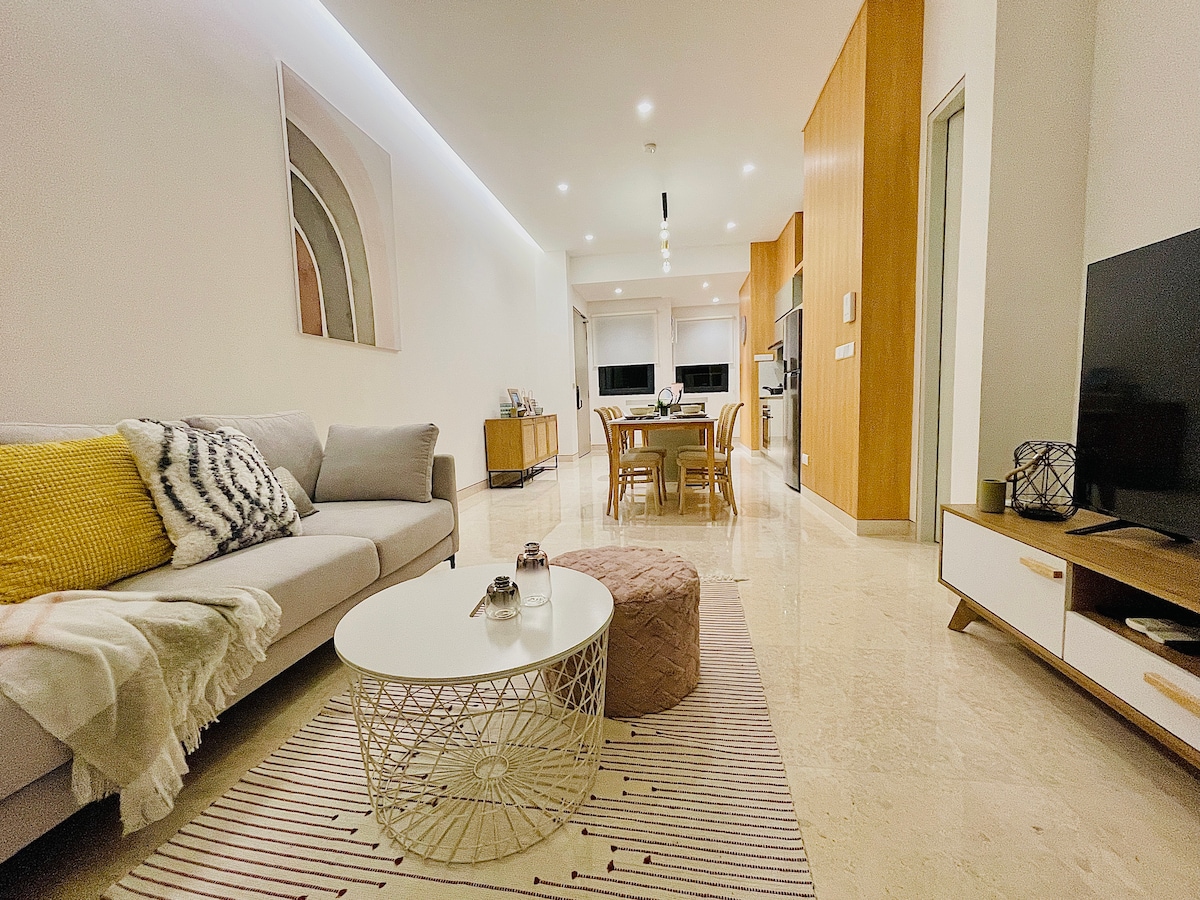 ✨♦✨sleeping_forest部屋✨♦✨　パート２ 2BR Japandi Simplicity Home @ Lalaport Mall - Serviced