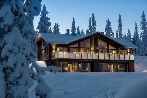 Luxury mountain cabin near slopes and trails