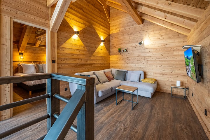 Le Tilleul Chalet Avec Bain Nordique Privatif - Saint-Léger-les-Mélèzes