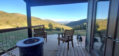 Remote mountain top home in  National Forest