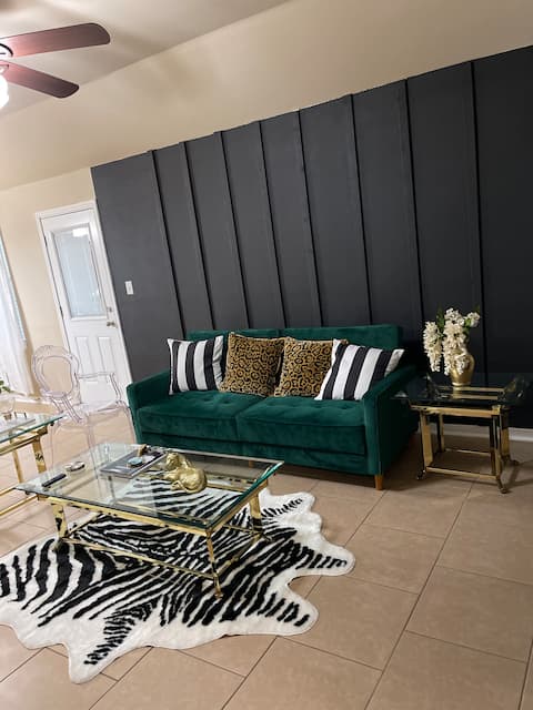 Contemporary living one of a kind space!