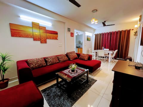 Serene 2BHK condo surrounded with greenery.