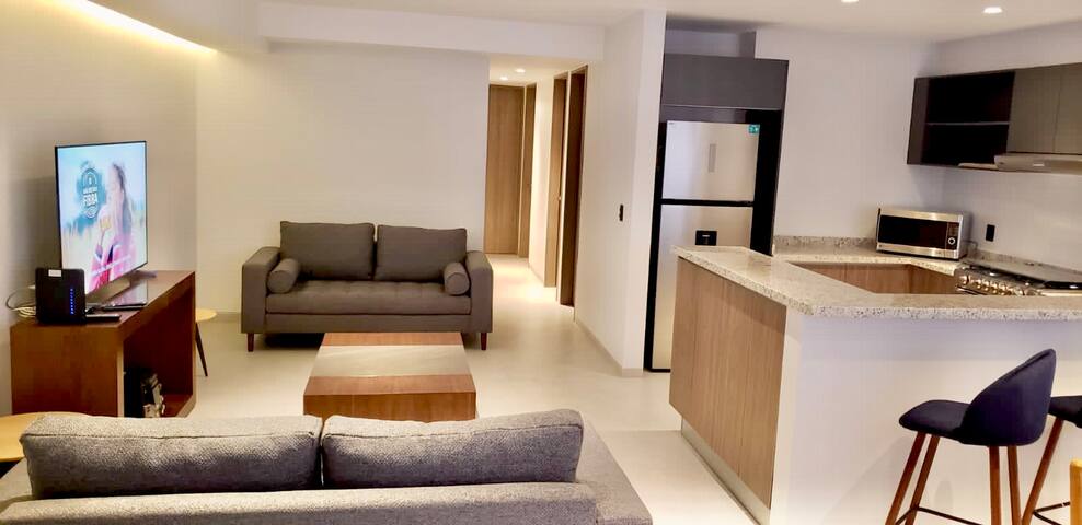 Acogedor departamento, Col Nápoles, cerca de WTC gallery image 3