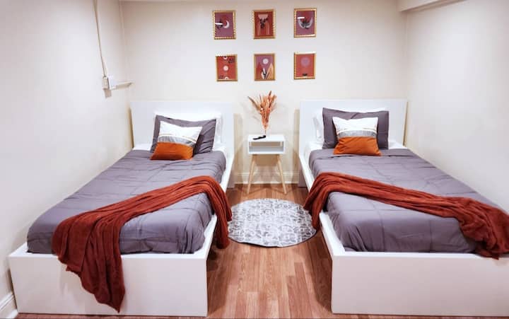 Modern 2br | Ideal For Med Rotations & Biz Trips - Queens