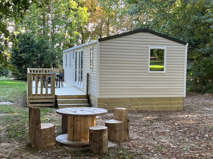 Charmant Bungalow Pour 6 Personnes Avec Piscine - Seine-et-Marne