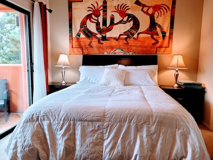 ¡Cada dormitorio tiene una cama tamaño «queen»! 