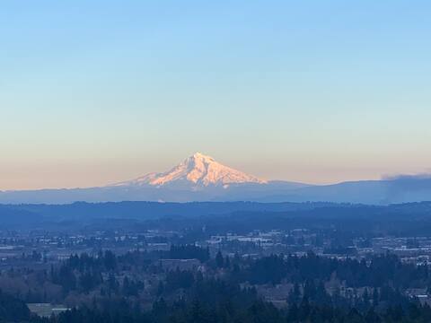 Stunning view of 5 mountains