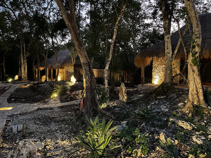 Un pedacito de Nápoles en Tulum Chozas en renta en Quintana Roo