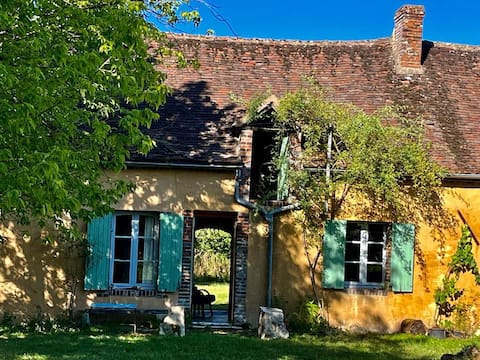 Romantic holiday cottage in a fruit garden