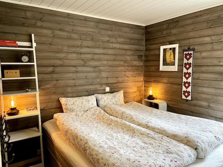 Master bedroom with double bed