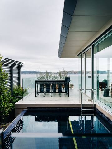 Luxury waterfront home with beach access gallery image 2