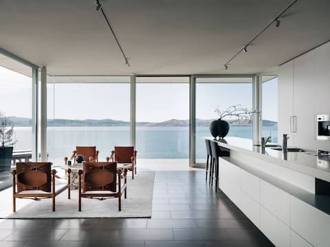 Luxury waterfront home with beach access