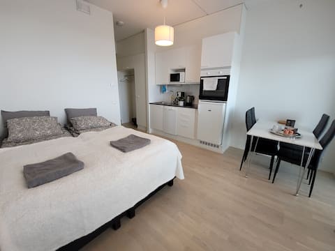 Bright studio apartment on the 6th floor