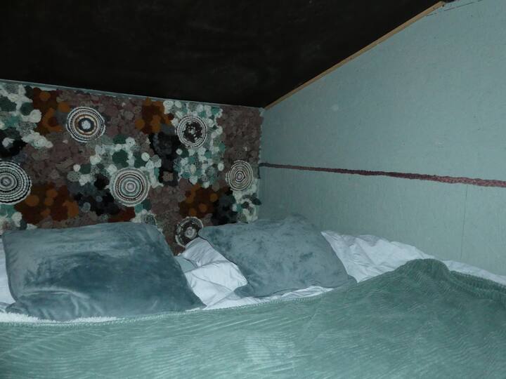 your bed on the mezzanine
