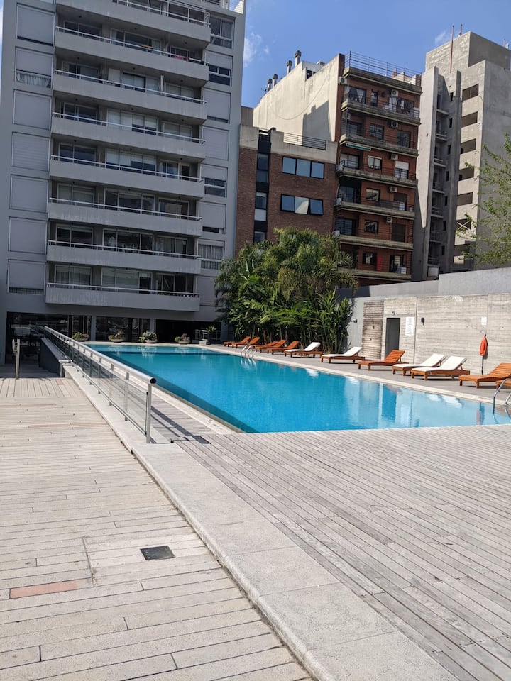Studio with pool and amenities in Palermo Condominiums for Rent in