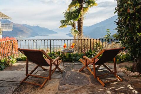 Ca'Rosa - Luxury mountain house with lake view