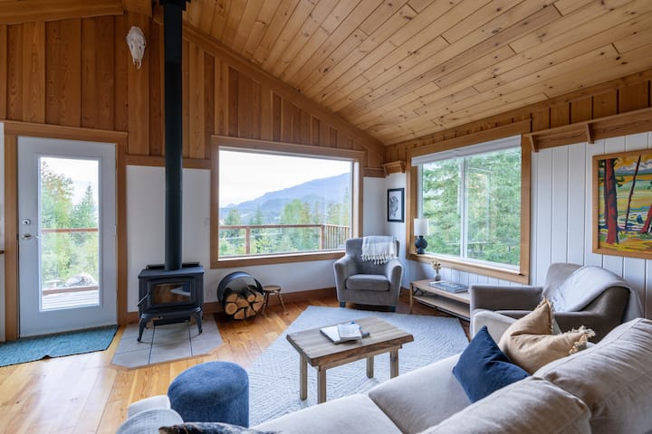 Get cozy by the fire. 
