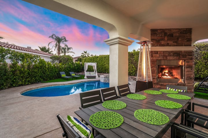 28+days Only-desert Oasis-pool, Spa, & Fireplace - Palm Springs, CA