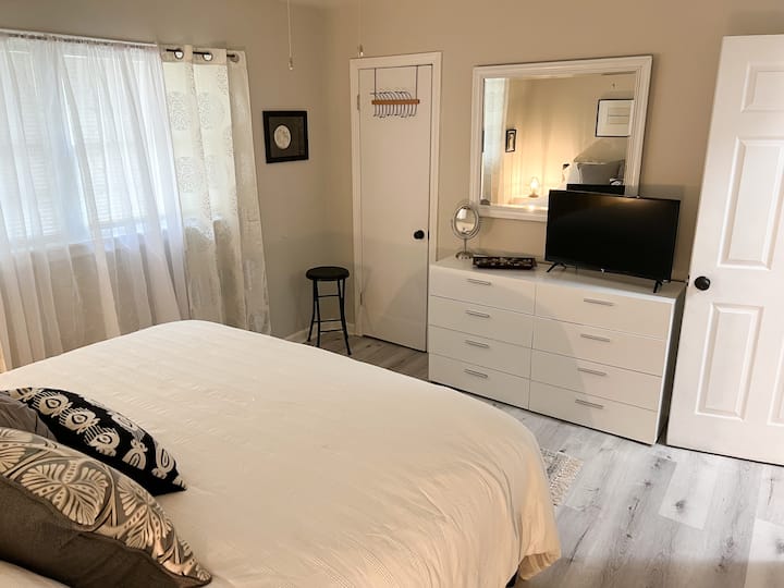 Master Bedroom with Smart TV
