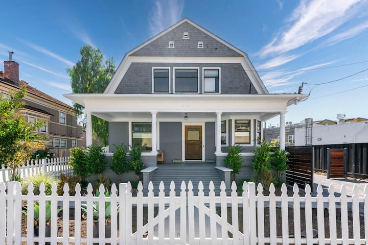 Bright downtown home w/ hot tub & charm