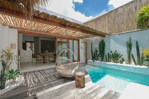 Designer Boho Home Close to Bingin Beach