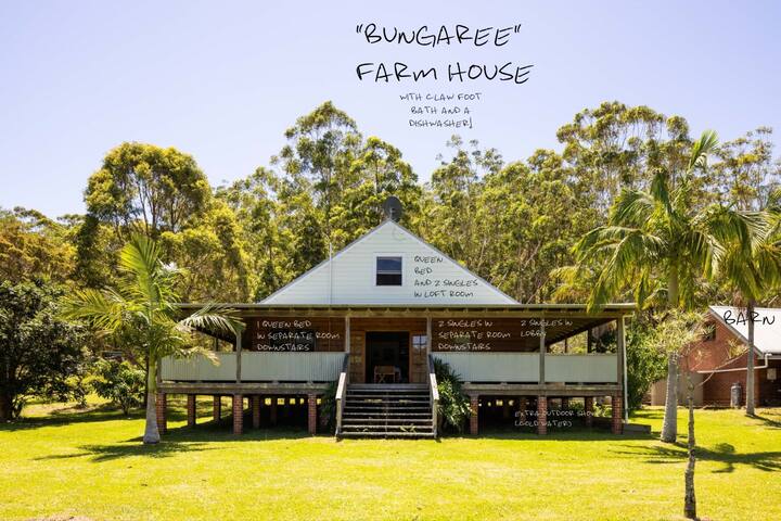 Farmhouse with fireplace 9 minutes to Seal Rocks