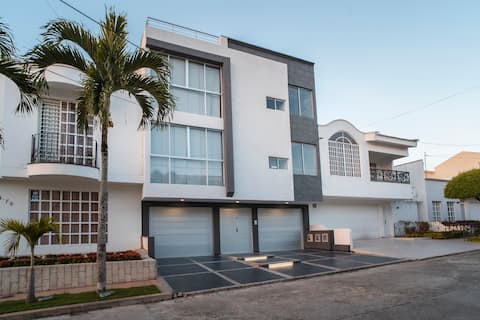 New apartment with private parking