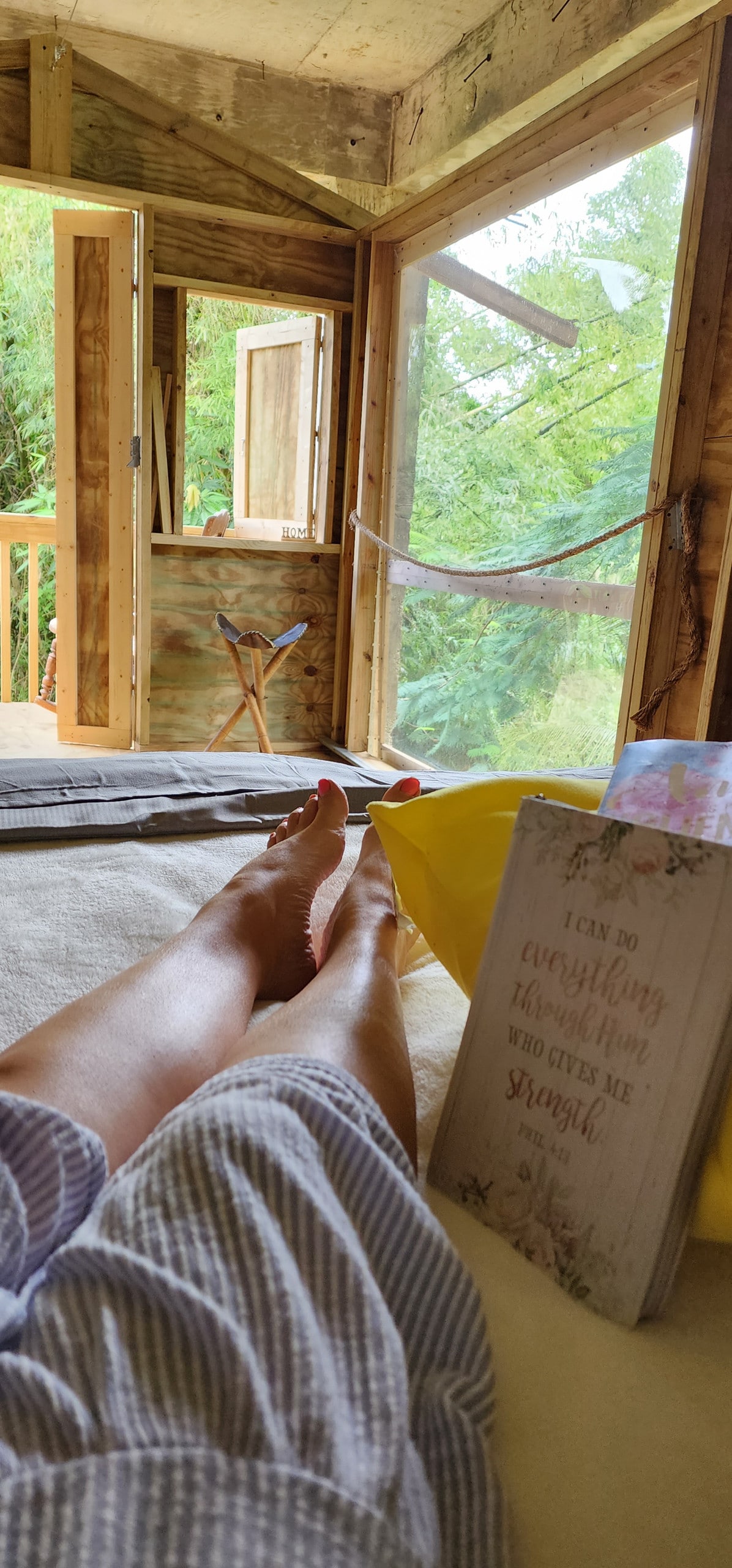 Tijekom dana čut ćete različite zvukove ptica, čak i one koje stvaraju bambus u njihovom pokretu uz povjetarac.