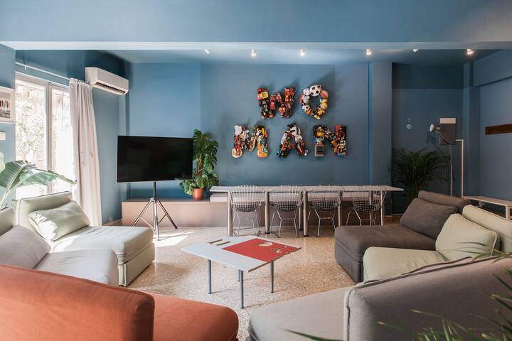 2 Central Athens Apts w/ Rooftop & Balconies. CT13