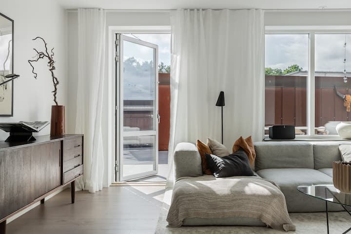 Penthouse Med Privat Bastu Och Uppvärmt Uterum - Stockholm