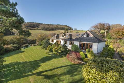 New exclusive home with stunning sea country views