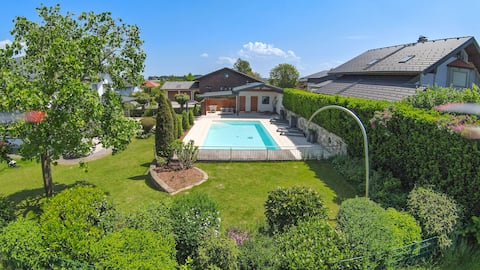 Beautiful VILLA Seekirchen with a large pool