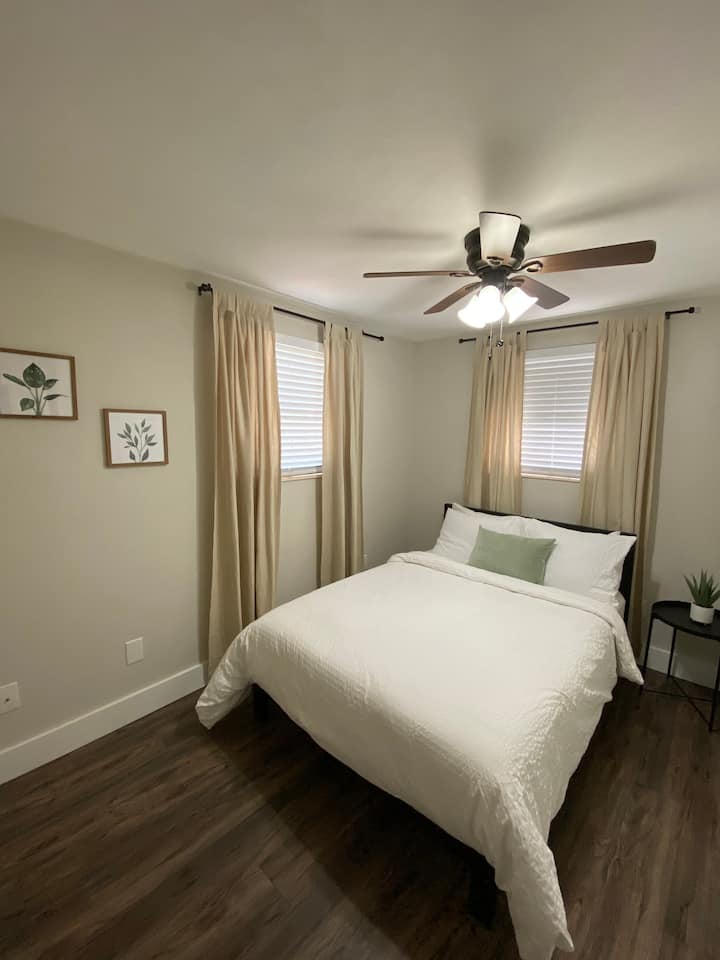 Habitación doble con dos dormitorios.