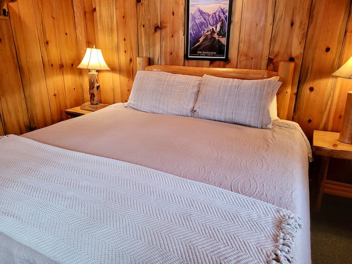 Downstairs Bedroom with a King Bed