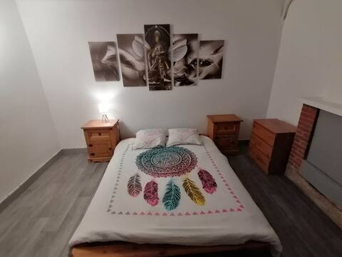 charming furnished in an estate for 1 to 6 visitors